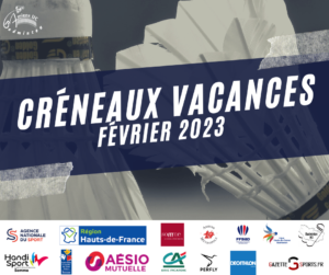 CRENEAUX VACANCES – FEVRIER 2023