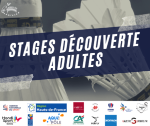 STAGES DECOUVERTE ADULTES – JUILLET 2023